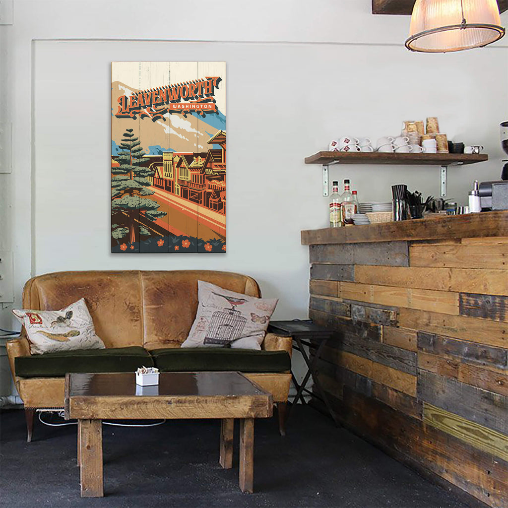 Leavenworth, Washington: Smooth Finish - Wood & Metal Wall Art