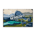 Big Horn Sheep at Glacier National Park: Distressed Finish - Wood & Metal Wall Art