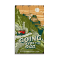 Going to the Sun Glacier National Park: Distressed Finish - Wood & Metal Wall Art