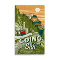 Going to the Sun Glacier National Park: Smooth Finish - Wood & Metal Wall Art