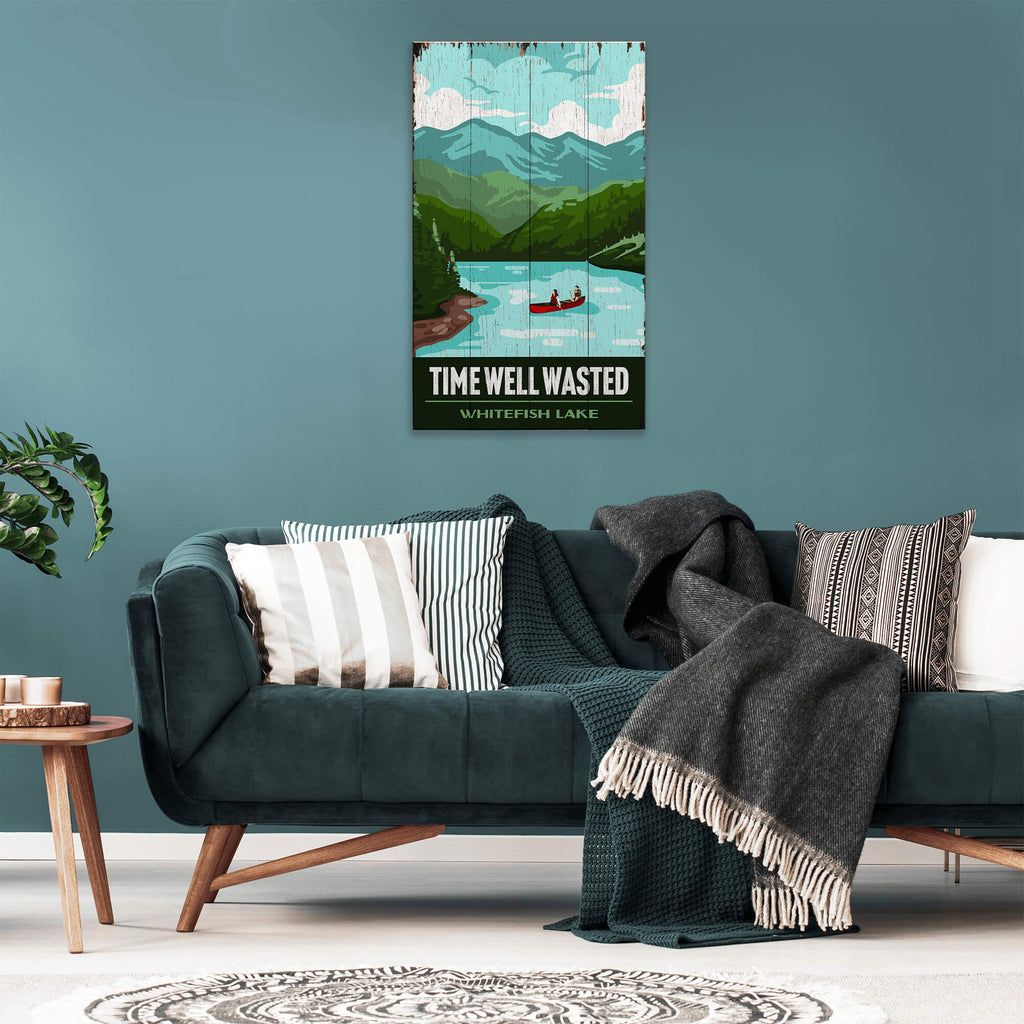 Time Well Wasted - Wood & Metal Wall Art