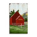 Sun Valley Red Barn - Wood & Metal Wall Art