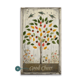 Good Cheer Tree- Wood & Metal Wall Art