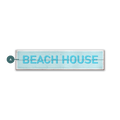 Breezy Beach House - Wood & Metal Wall Art