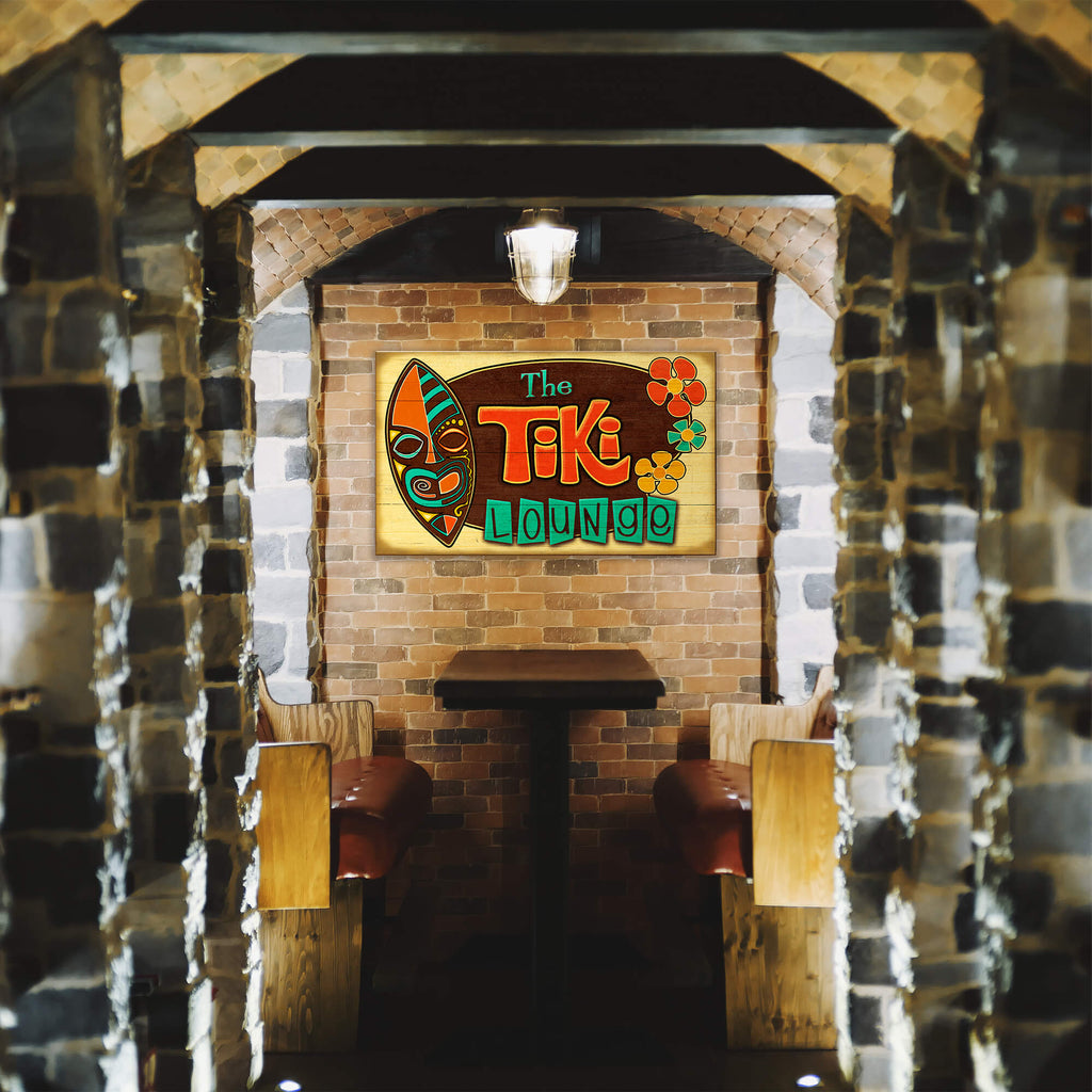 Tropical Tiki Lounge: Generic - Wood & Metal Wall Art