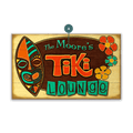 Tropical Tiki Lounge: Personalized - Wood & Metal Wall Art