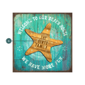 Beach House Starfish – Rustic Coastal Wall Decor