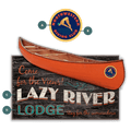 Come For the Views Canoe Cutup - Wall Decor