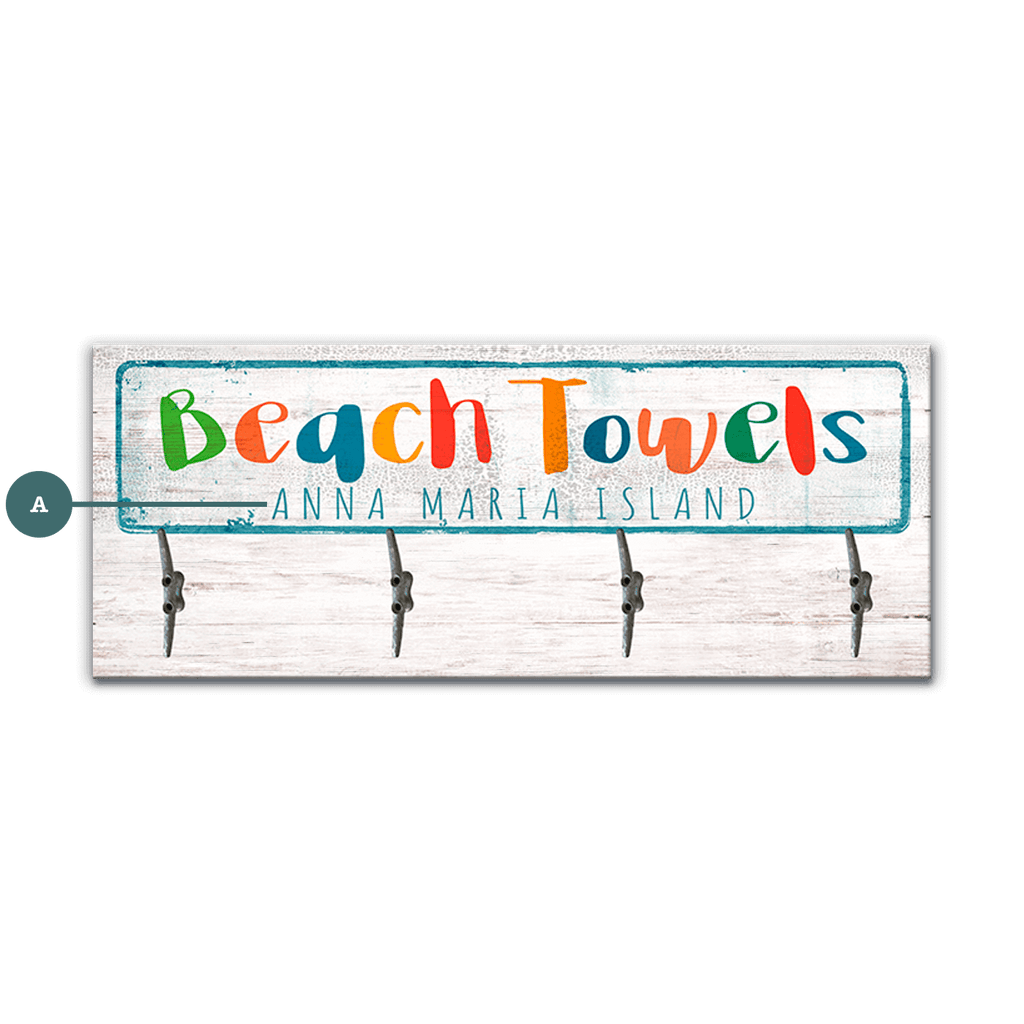 Beach Towels: Personalized - Coatrack
