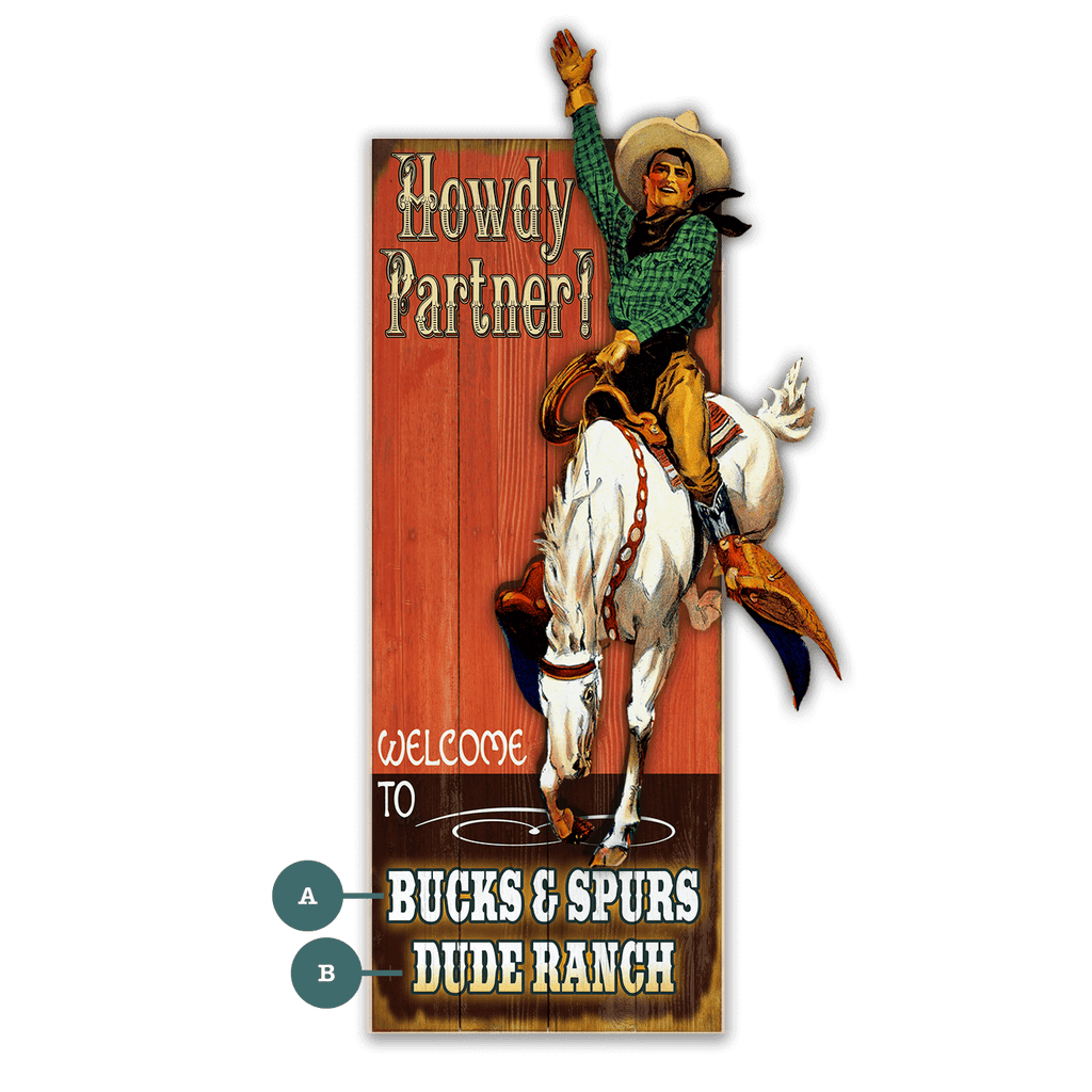 Howdy Partner - Wood Wall Decor