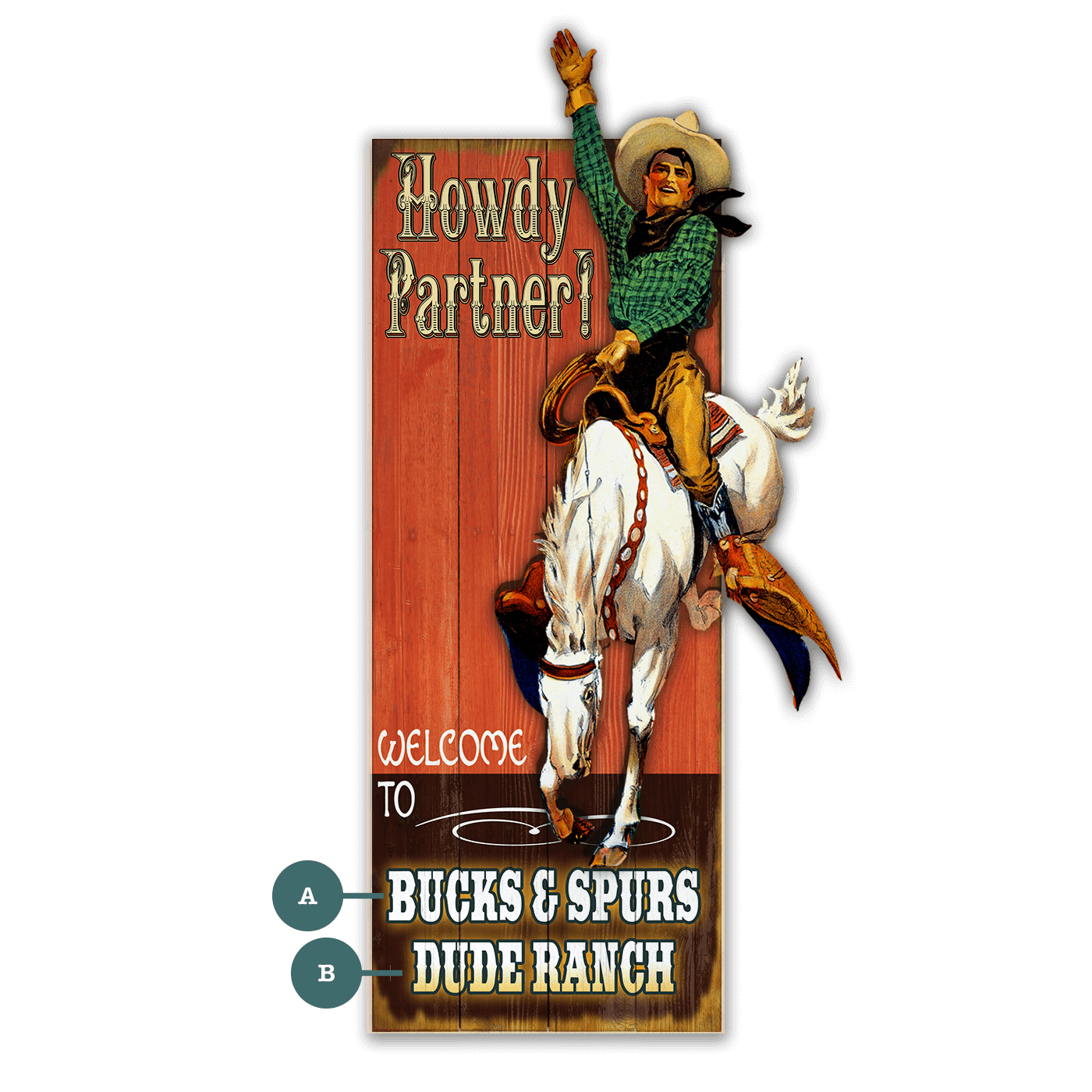 Howdy Partner - Wood Wall Decor