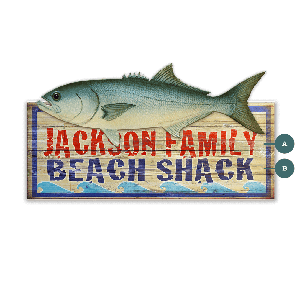 Saltwater Beach Shack - Wood Wall Decor