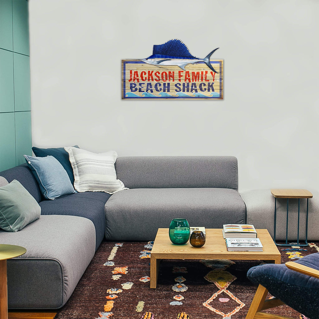 Saltwater Beach Shack - Wood Wall Decor