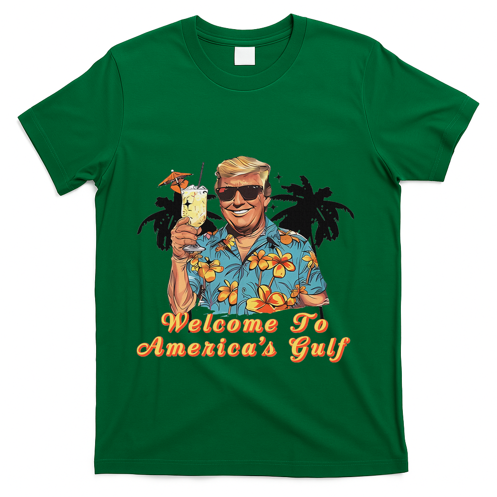 Welcome To AmericaS Gulf Funny Trump Beach Cruise T-Shirt