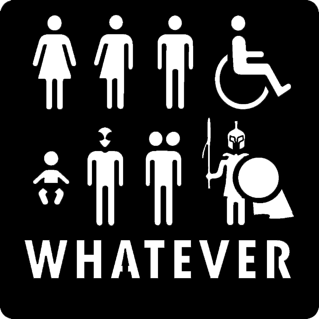 Restroom Sign Bathroom Sign Whatever 1