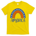 America 4th Of July Rainbow USA T-Shirt