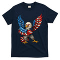 American Flag USA Dabbing Bald Eagle Patriotic 4th Of July T-Shirt