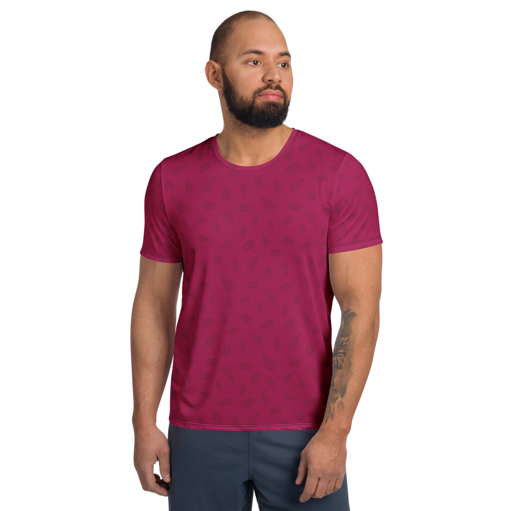 Men's Athletic Tee - Raspberry