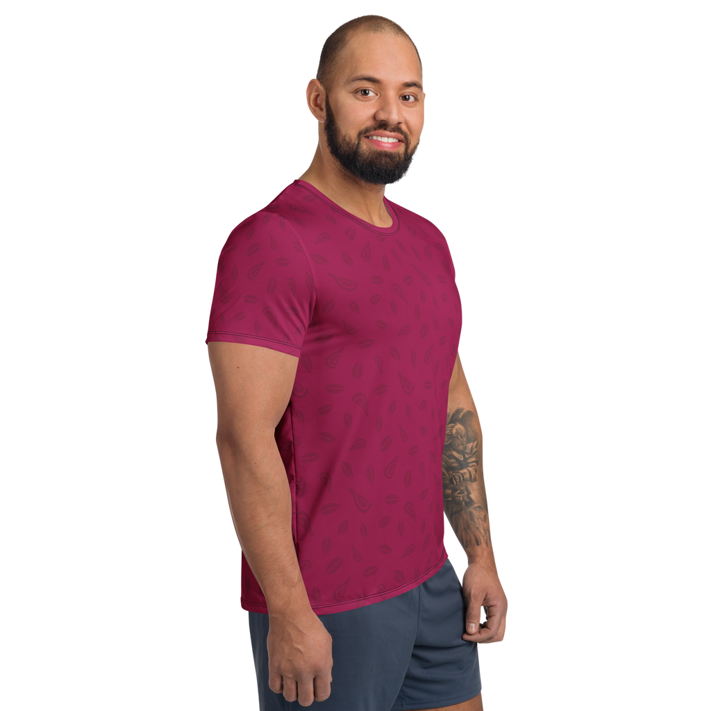 Men's Athletic Tee - Raspberry