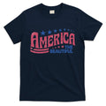 America The Beautiful Retro Vintage American 4th Of July T-Shirt