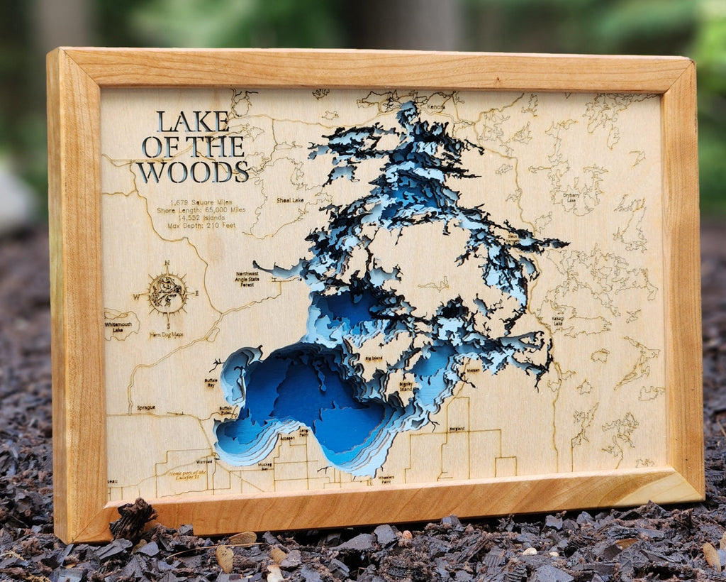 Deer Lake in Burnett County, Wisconsin