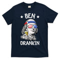 Ben Drankin 4th Of July Benjamin Franklin Men Women USA Flag T-Shirt