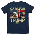 Cats For Trump 2024 Funny Vote Donald Trump T-Shirt