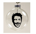 Charlie Always Sunny Philadelphia Clear Christmas Ornament Shatterproof Horror