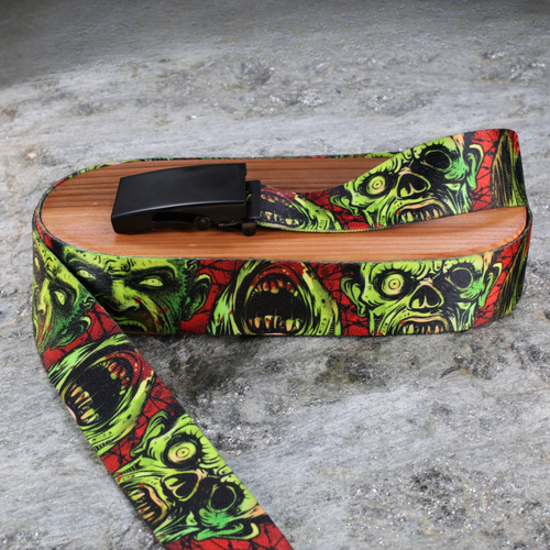 1.5" Zombie Belt – Horror Fashion, Goth Goals 🧟‍♂️🖤