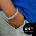 Clear Anchor Link Bracelet – Acrylic Glass Chain for Y2K Fashion, Layering & Minimalist Style