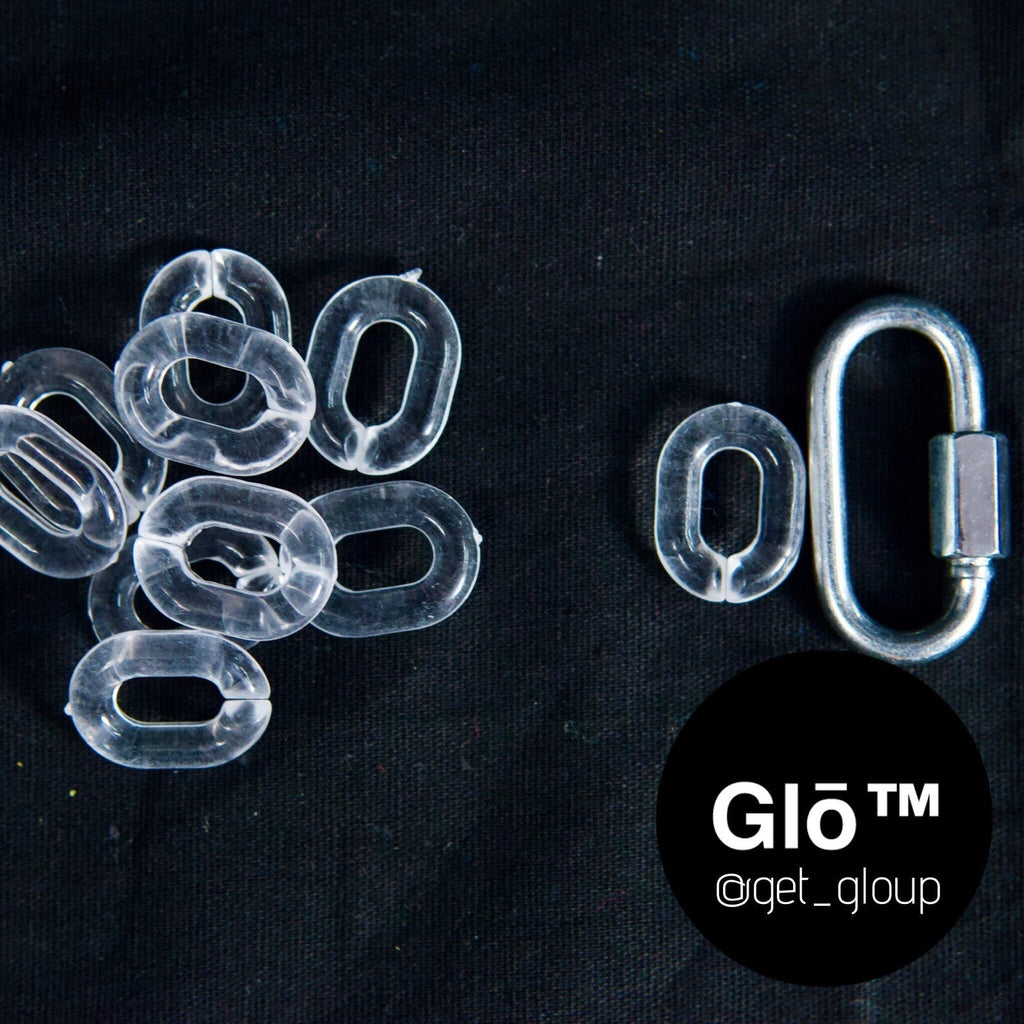 Clear Anchor Link Bracelet – Acrylic Glass Chain for Y2K Fashion, Layering & Minimalist Style