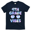 Cute Funny 4th Grade Vibes Cool Sunglasses T-Shirt