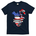 Donald Trump American Flag Canada Greenland Gulf Map T-Shirt