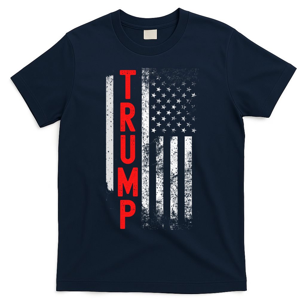 Donald Trump Vintage USA Flag 2024 T-Shirt