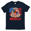Eagle Mullet 4th Of July USA American Flag Merica T-Shirt