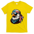 Eagle Mullet Patriotic 4th Of July Patriot Usa American Flag T-Shirt