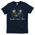 Flourish Dream Thrive Floral Bike Subtle 8647 Trump Resist T-Shirt