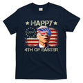 Funny Joe Biden 4th Of July Happy 4th Of Easter Us Flag T-Shirt