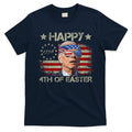 Funny Joe Biden 4th Of July Happy 4th Of Easter Us Flag T-Shirt