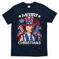 Funny Joe Biden 4th Of July Merry Christmas Firework USA T-Shirt