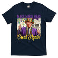 Funny Mardi Gras Donald Trump American Flag T-Shirt