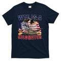 Funny Political Wtf Is A Kilometer Usa American 4th Of July T-Shirt