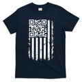 Funny Qr Scan Me President Trump 45 47 Dancing Code Flag T-Shirt