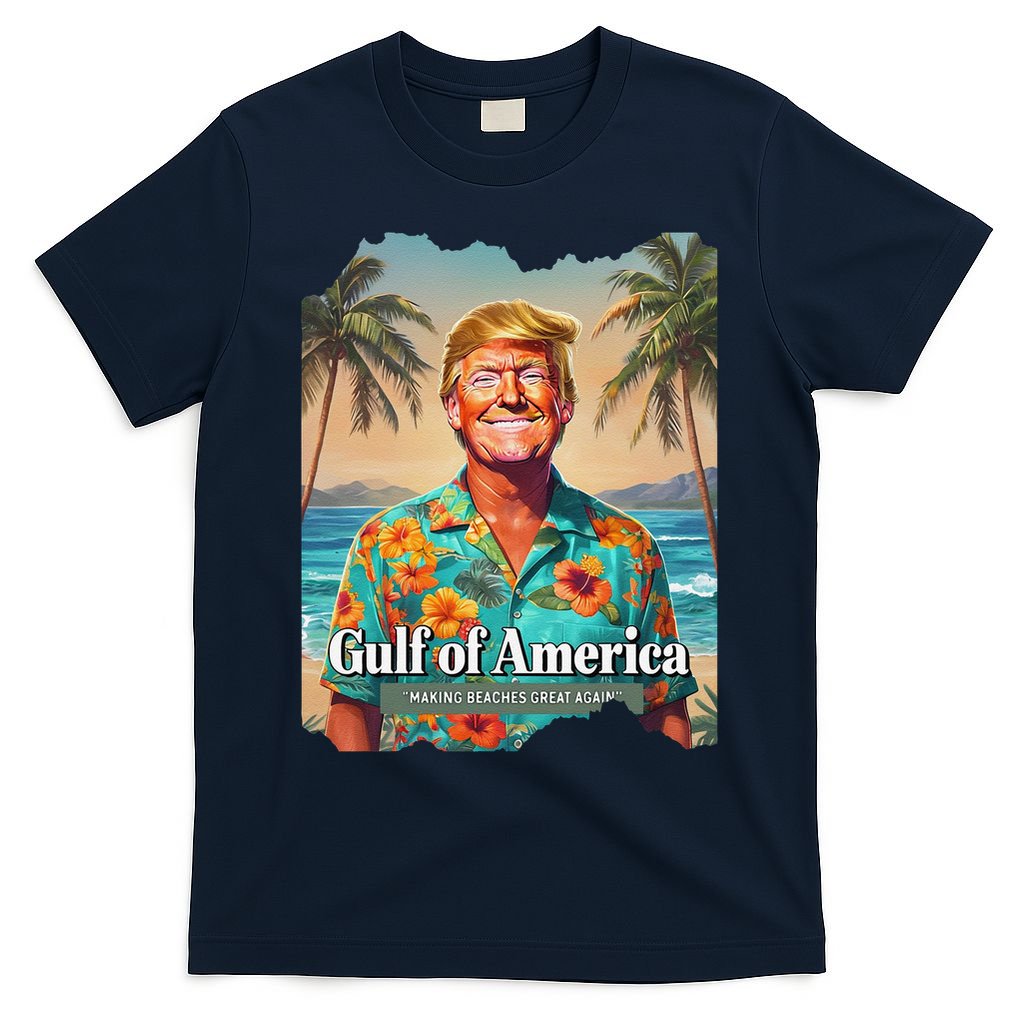 Funny Trump Graphic Gulf Of Us America Trump Merchandise T-Shirt