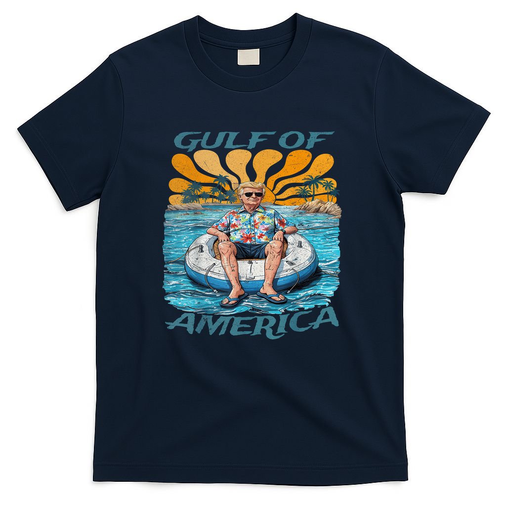 Funny Trump Gulf Of Us America Funny Kawaii Sunset T-Shirt