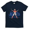 God Bless America Vintage 4th Of July Pinup Coquette Bow T-Shirt