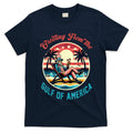 Greeting From The Gulf Of Usa America Trump Patriotic Gulf T-Shirt