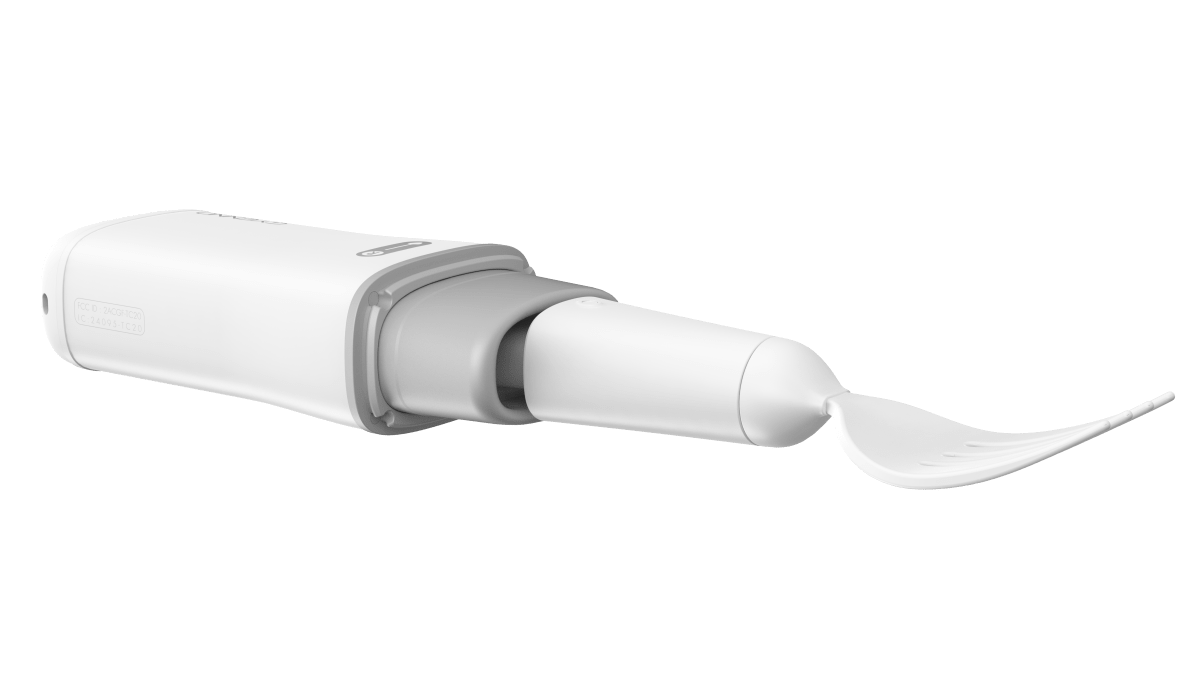 Gyenno Bravo Twist Self-Stabilizing Spoon & Fork Combo | Alternative to Liftware Steady
