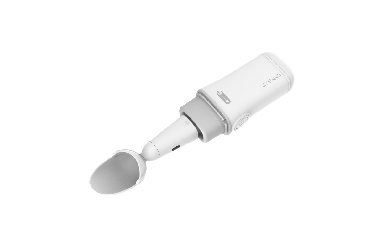 Gyenno Bravo Twist Self-Stabilizing Spoon & Fork Combo | Alternative to Liftware Steady