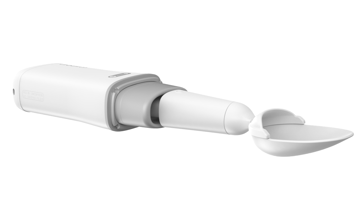 Gyenno Bravo Twist Self-Stabilizing Spoon & Fork Combo | Alternative to Liftware Steady